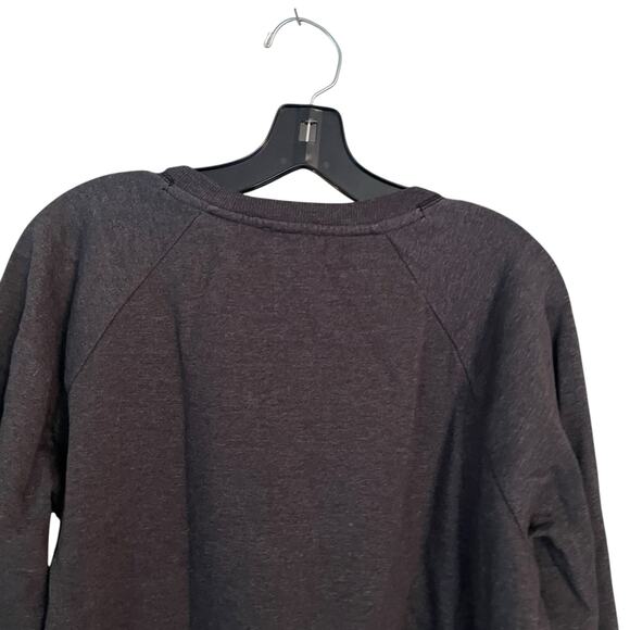 LUCKY BRAND Women’s Gray Good Vibes Sweatshirt Size Large Rainbow Shirt - Picture 5 of 11